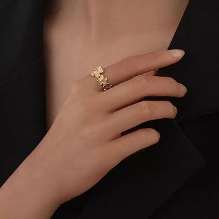 Flora Ring 18K Guldpläterat