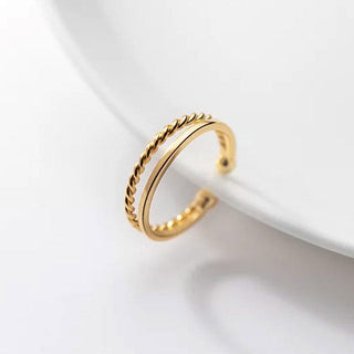 Layer Ring 18K Guldpläterat