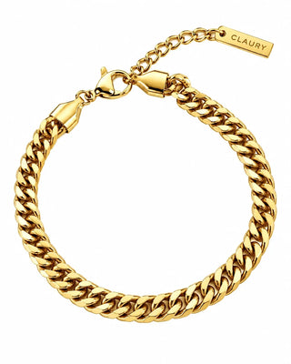 Sirocco Cuban Bracelet 18K Guldbelagt