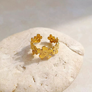 Flora Ring 18K Guldpläterat