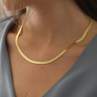 Snake Choker + Armband Smyckesset 18K Guldpläterat