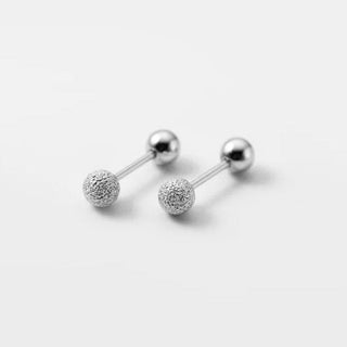 Small Frosted Beads Stiftörhängen