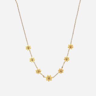 Marguerite Halskedja 18K Guldpläterat