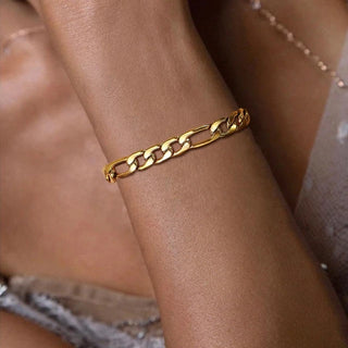 Figaro Armband 18K Guldpläterat 5mm