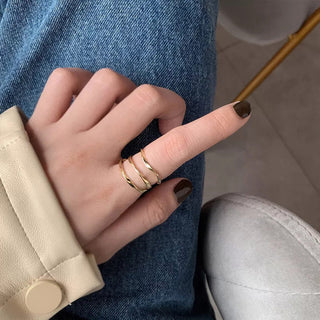 Stacking Ring 18K Guldpläterat