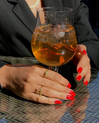 Zirconia Wrap Ring 18K Guldpläterat