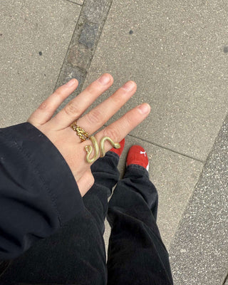 Snake Ring 18K Guldpläterat