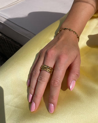Love Chain Armband 18K Guldpläterat 4mm