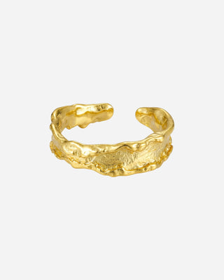 Smält Ring 18K Guldpläterat