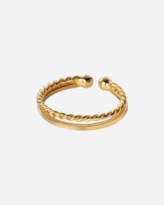 Layer Ring 18K Guldpläterat