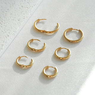 Triple Hoops Smyckesset 18K Guldpläterat