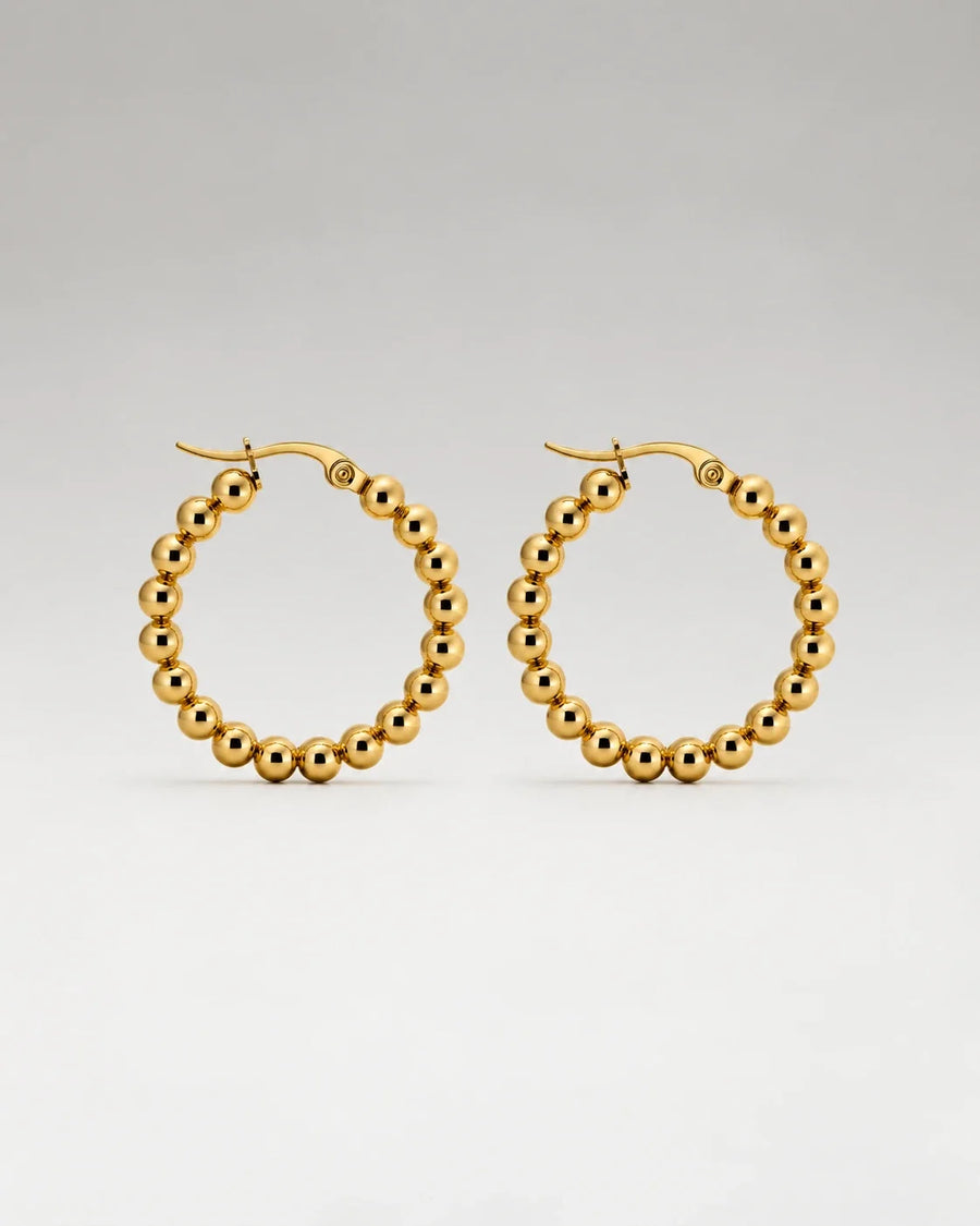 Ball Hoops 18K Guldpläterat