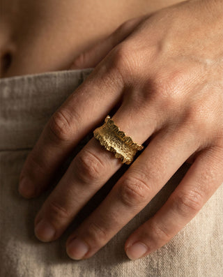 Crush Ring 18K Guldpläterat