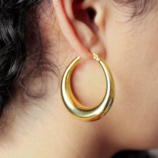 Chunky Hoops 18K Guldpläterat