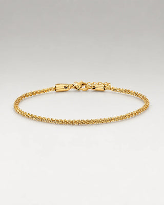 Elegant Beach Ankelkedja 18K Guldpläterat 2mm