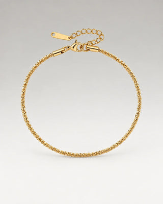 Elegant Beach Armband 18K Guldpläterat 2mm