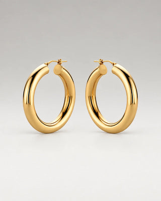 Klassisk Hoops 18K Guldpläterat