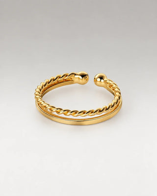 Layer Ring 18K Guldpläterat