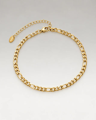 Figaro Armband 18K Guldpläterat 5mm