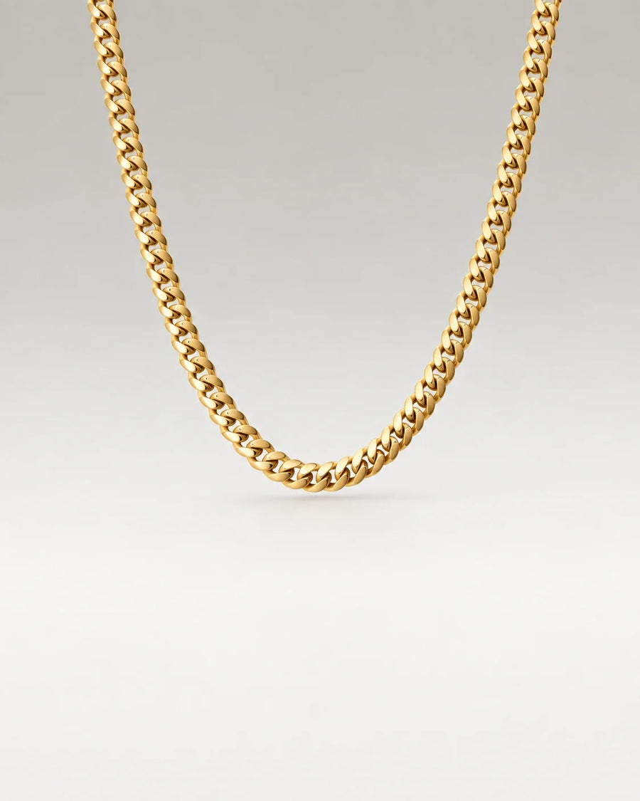 Panzer Choker 18K Guldpläterat 5mm