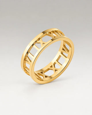 Roman Ring 18K Guldpläterat